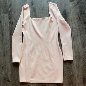 Baby Pink Midi Maxi Dress